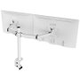 Mars Gaming MARM2 Soporte de Mesa Dual Blanco para 2 Monitores de 13'' a 27''